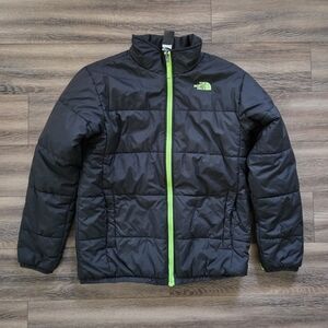The North Face Boys XL (18-20) Black Puffer Jacket Fall Coat Warm